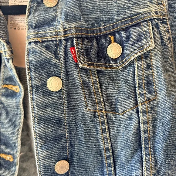 Levi's Blue Jean Jacket for Kids - Picture 3 of 8